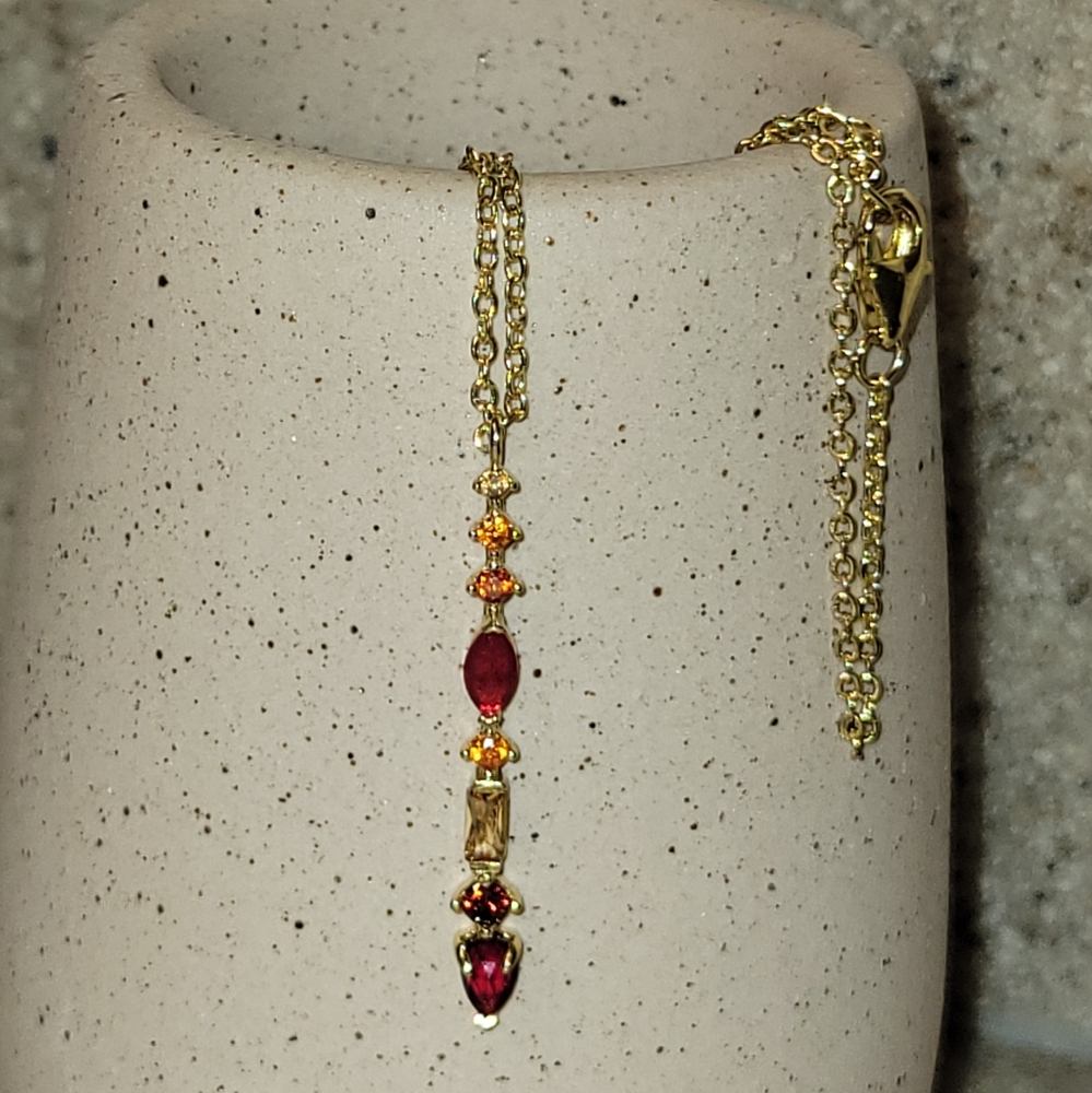 Anthropologie January Birthstone pendant necklace